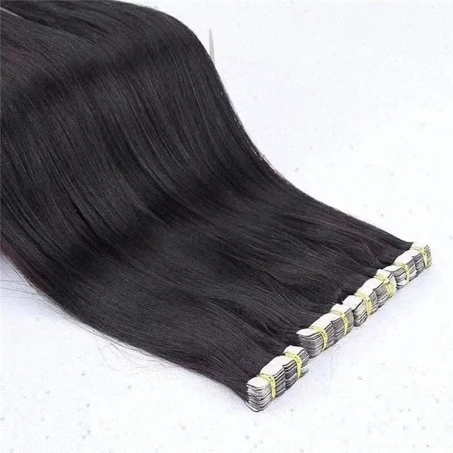 Top quality grade 7A hair, double drawn original skin weft tape hair extensions, cheap latest hair weaves in kenya