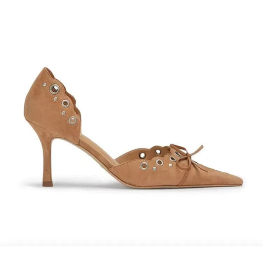 Top Sell Women Dress Pointed Pumps 6cm Thin Heels Comfortable Luxury Short Heels lady Shoes Plus Size Factory Women heel Shoes