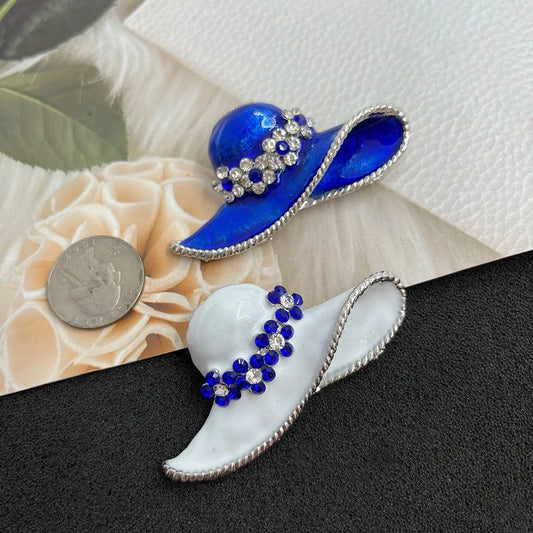 Topvesko Greek Sorority Multiple Series Inlay Rhinestone Hat Brooch Pin Women Fashion Jewelry