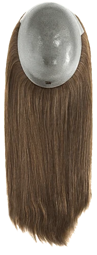 TP22 Natural looking 100% Chinese cuticle remy hair natural knotted polyskin topper for women human hair wigs