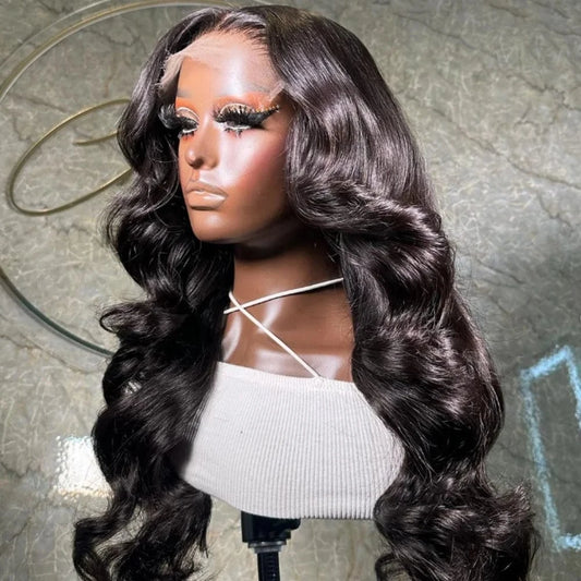 Transparent Body Wave 13x4 Hd Lace Front wig Vietnamese Curly Human Hair Wig ,Remy 250 density 13x4 Frontal Wigs For Women