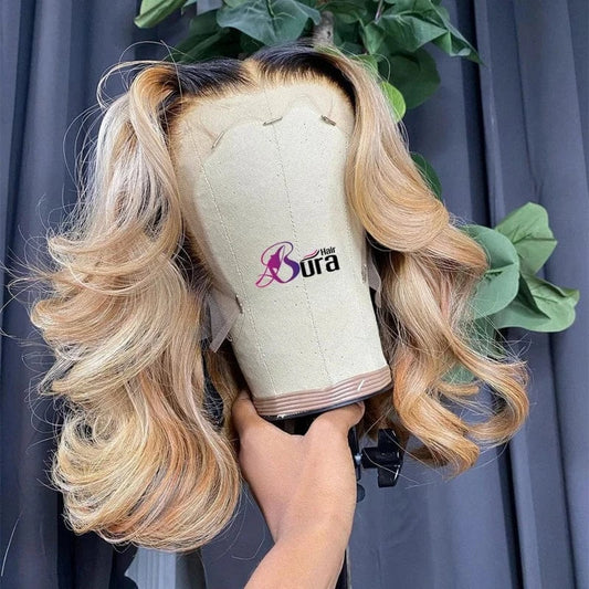 Transparent Lace Frontal Wig Brazilian Virgin Cuticle Aligned Hair Vendors Human Hair Blonde Bob 613 Lace Front Wig