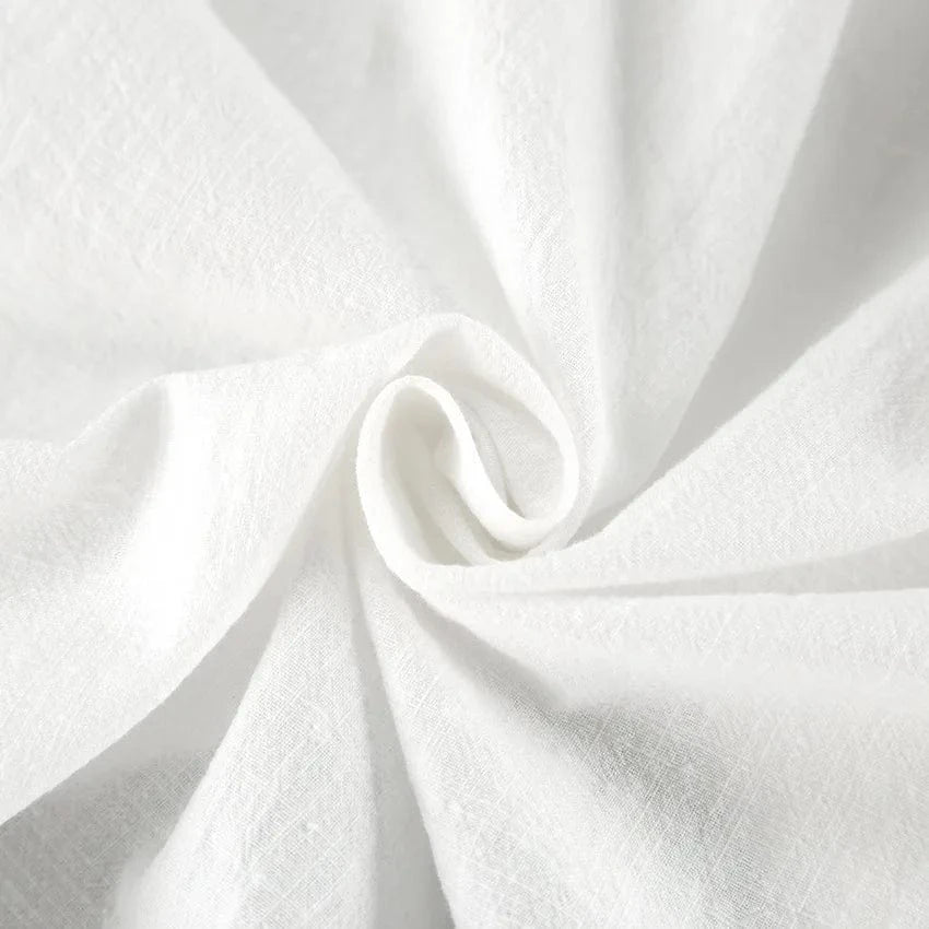 Trending Product Women 100% Cotton Two Piece Shorts Set Fashion Long Lantern Sleeve Ruffled Shorts Sets Buttons Loungewear