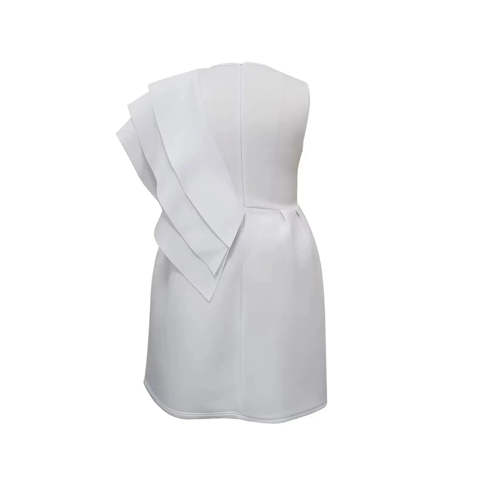 trending products 2024 new arrivals plus size women's clothing Solid color round neck irregular A-line loose dress