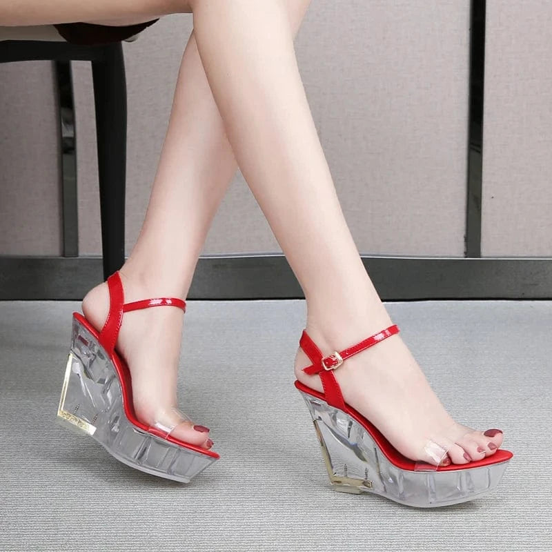 trending products new arrivals woman sandals transparent high quality shoes platform heels shoes for women new styles