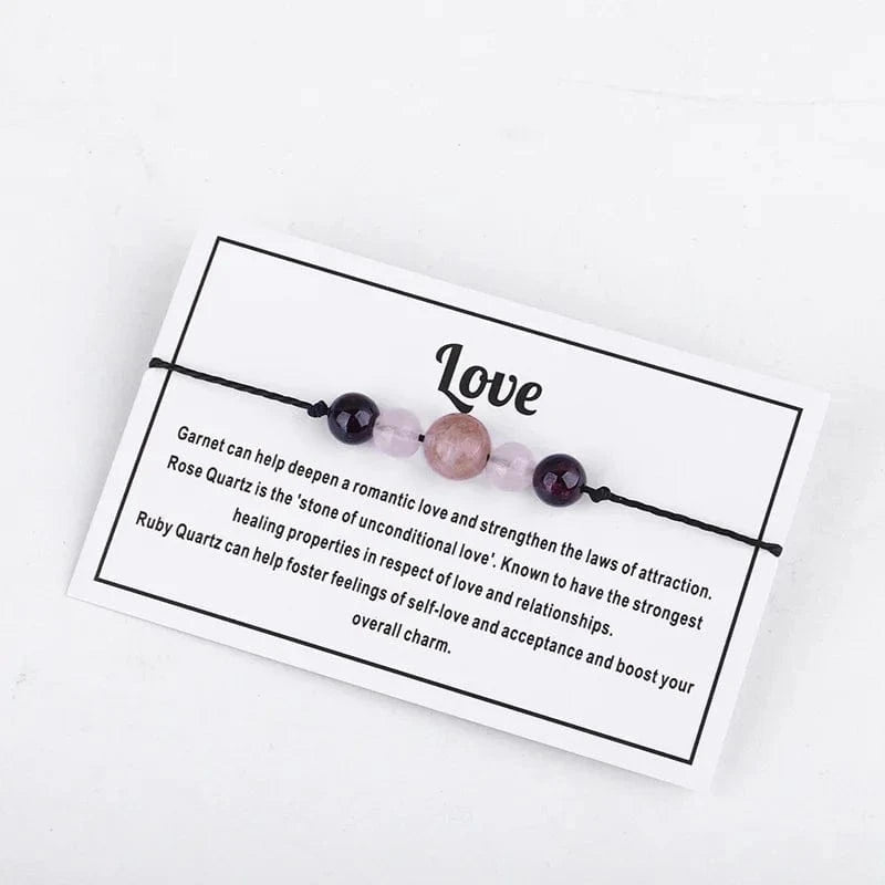 Trendy / 3304 2024 Popular And Minimalist Pink Crystal Beads Bracelets Versatile Waxed Thread For Bracelets  Women's  Adjustable Jewelry