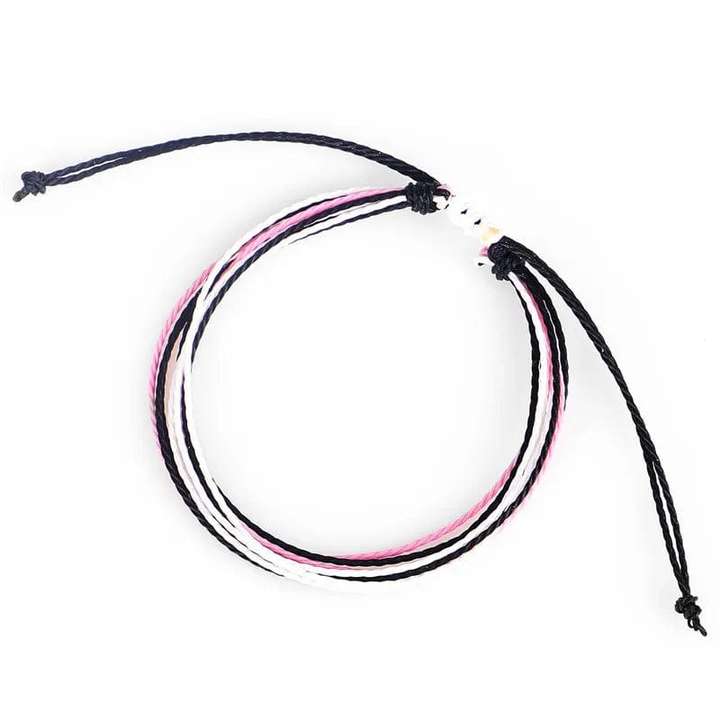 Trendy / 5 New Trendy Waxed Thread For Bracelets Creative Woven Bracelets Colorful Mixed Color Fresh Women's Adjustable Jewelry