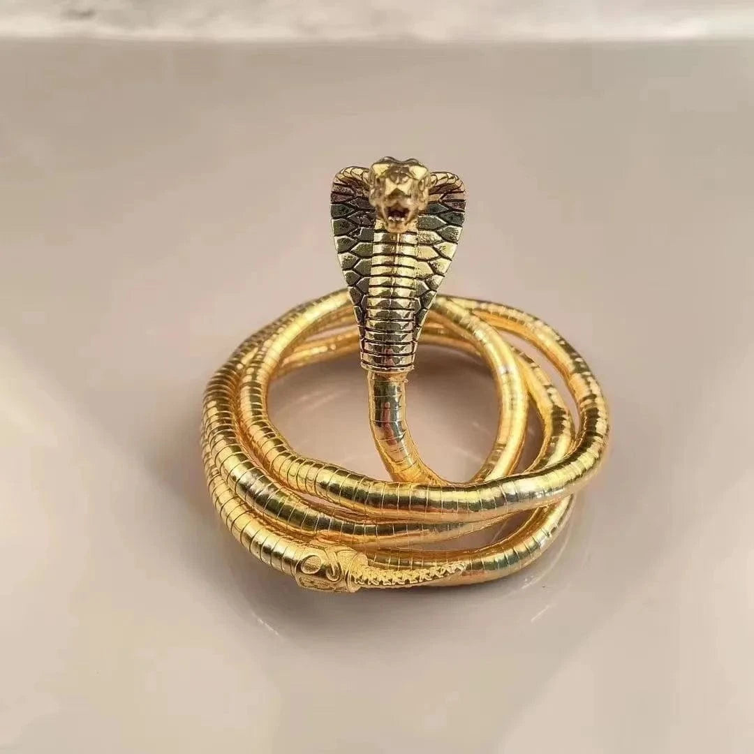 TRENDY / 6X900mm / C Aimgal fashion jewelry alloy plated 18k gold Gothic style  Random snake shaped necklace