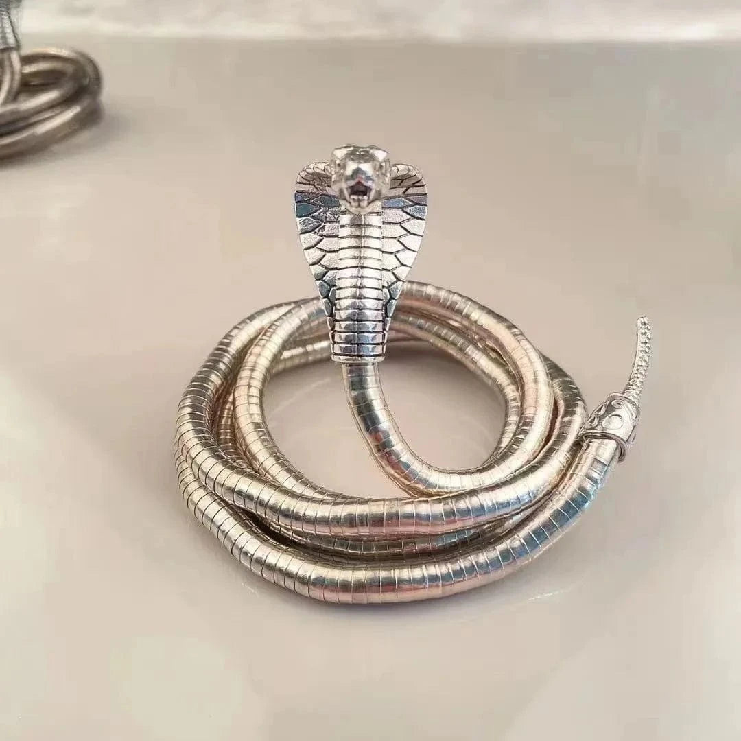 TRENDY / 8X900mm / D Aimgal fashion jewelry alloy plated 18k gold Gothic style  Random snake shaped necklace