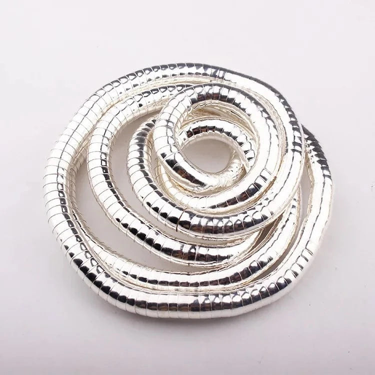 TRENDY / 8X900mm / silver Aimgal fashion jewelry alloy plated 18k gold Gothic style  Random snake shaped necklace