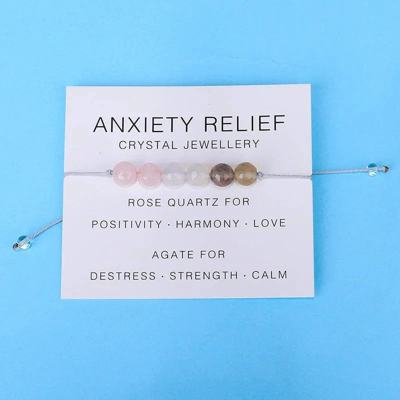 Trendy / as photo Fashionable And Creative Agate Bangle Bracelets Versatile Stone Beads Bracelet Women's Minimalist Woven Bracelets