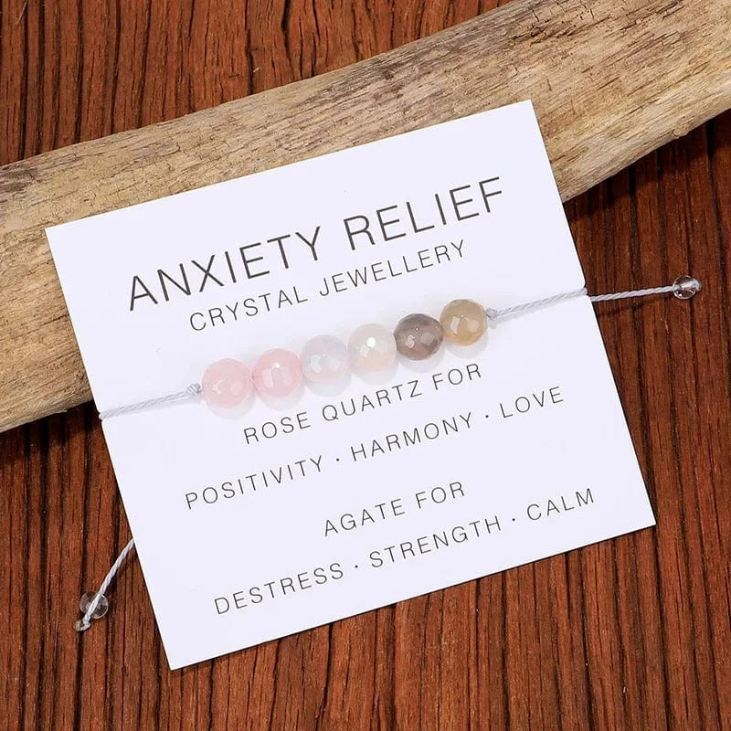 Trendy / as photo Fashionable And Creative Agate Bangle Bracelets Versatile Stone Beads Bracelet Women's Minimalist Woven Bracelets