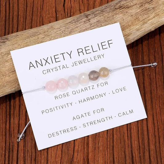 Trendy / as photo Fashionable And Creative Agate Bangle Bracelets Versatile Stone Beads Bracelet Women's Minimalist Woven Bracelets