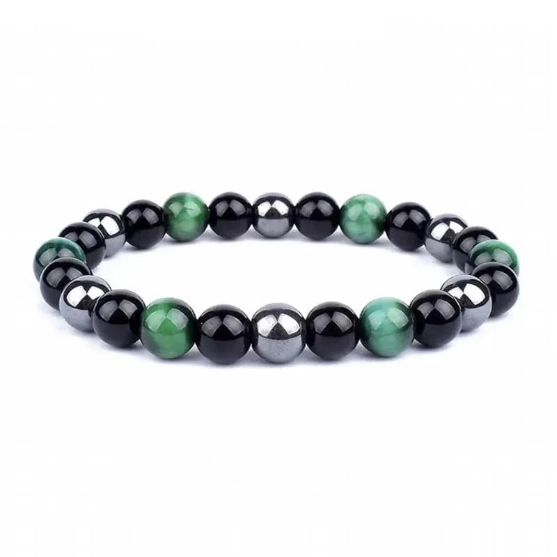 Trendy / Green Tiger Eye The Latest Popular In 2024 Black Diamond Bracelet And Exquisite Beads For Bracelets Versatile Magnetic Couple Bracelet