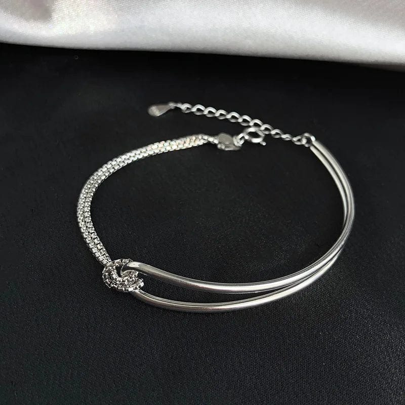 Trendy / Heart knot interweaving bracelet New Arrivals Simple   Bracelet Chains Versatile Line Bracelet Adjustable Bracelet