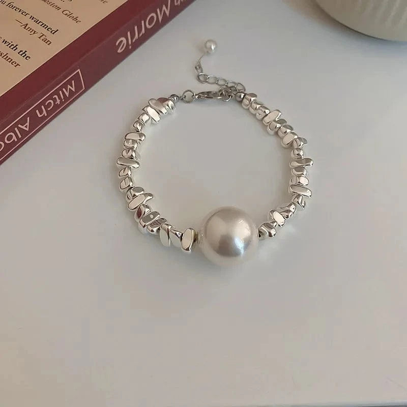 Trendy / Irregular Bracelet Simple and Versatile Pearl Bracelet  Personalized  Irregular Shaped Bracelet Minimalist Style Adjustable Bracelets