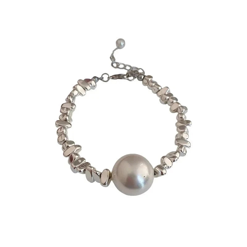 Trendy / Irregular Bracelet Simple and Versatile Pearl Bracelet  Personalized  Irregular Shaped Bracelet Minimalist Style Adjustable Bracelets