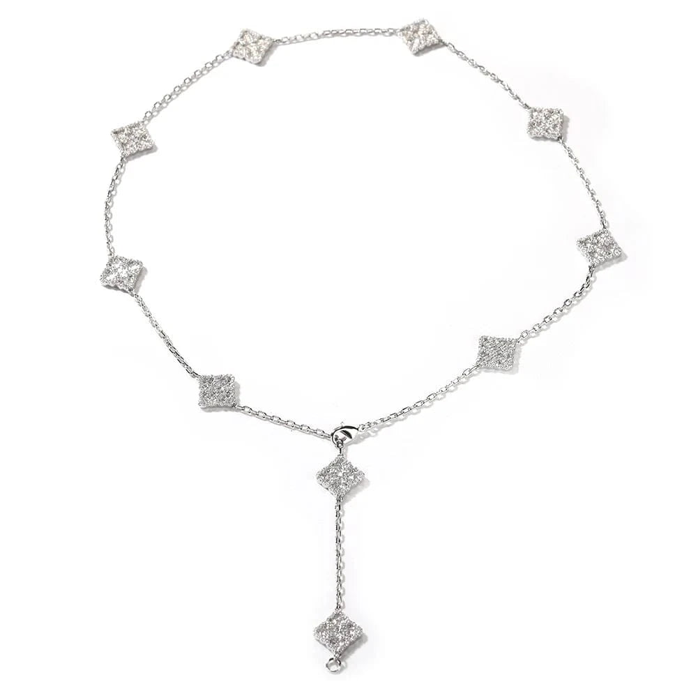 Trendy Jewelry For Women Adjustable Necklace Classic Style Fashion Jewelry Necklace Zircon Diamond Hip Hop Jewelry