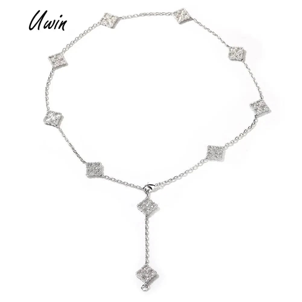 Trendy Jewelry For Women Adjustable Necklace Classic Style Fashion Jewelry Necklace Zircon Diamond Hip Hop Jewelry