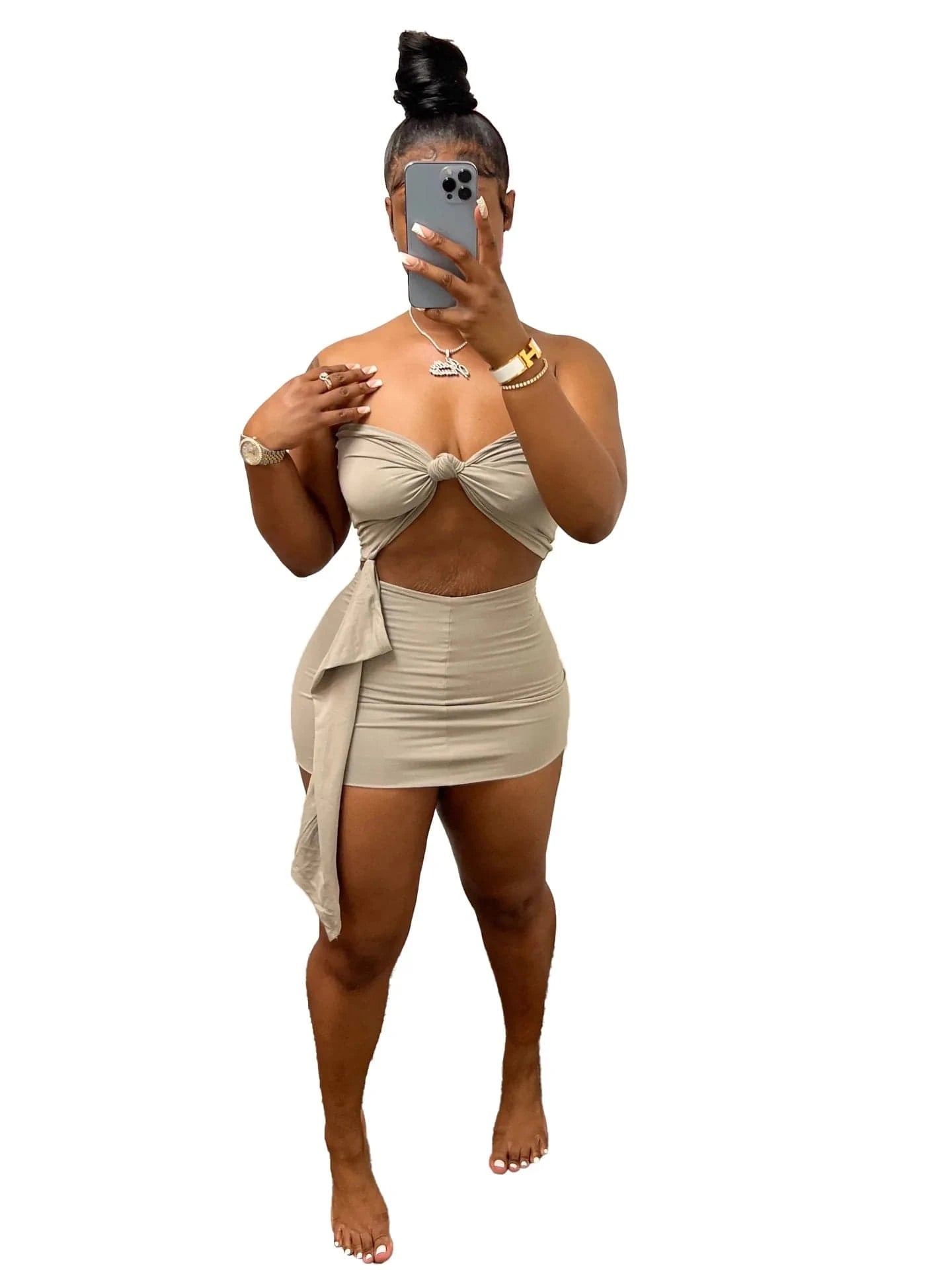 Tube Top Summer Short Set Hollow out Women Sets Solid Two piece Shorts Set Crop Top Women Summer Clothes