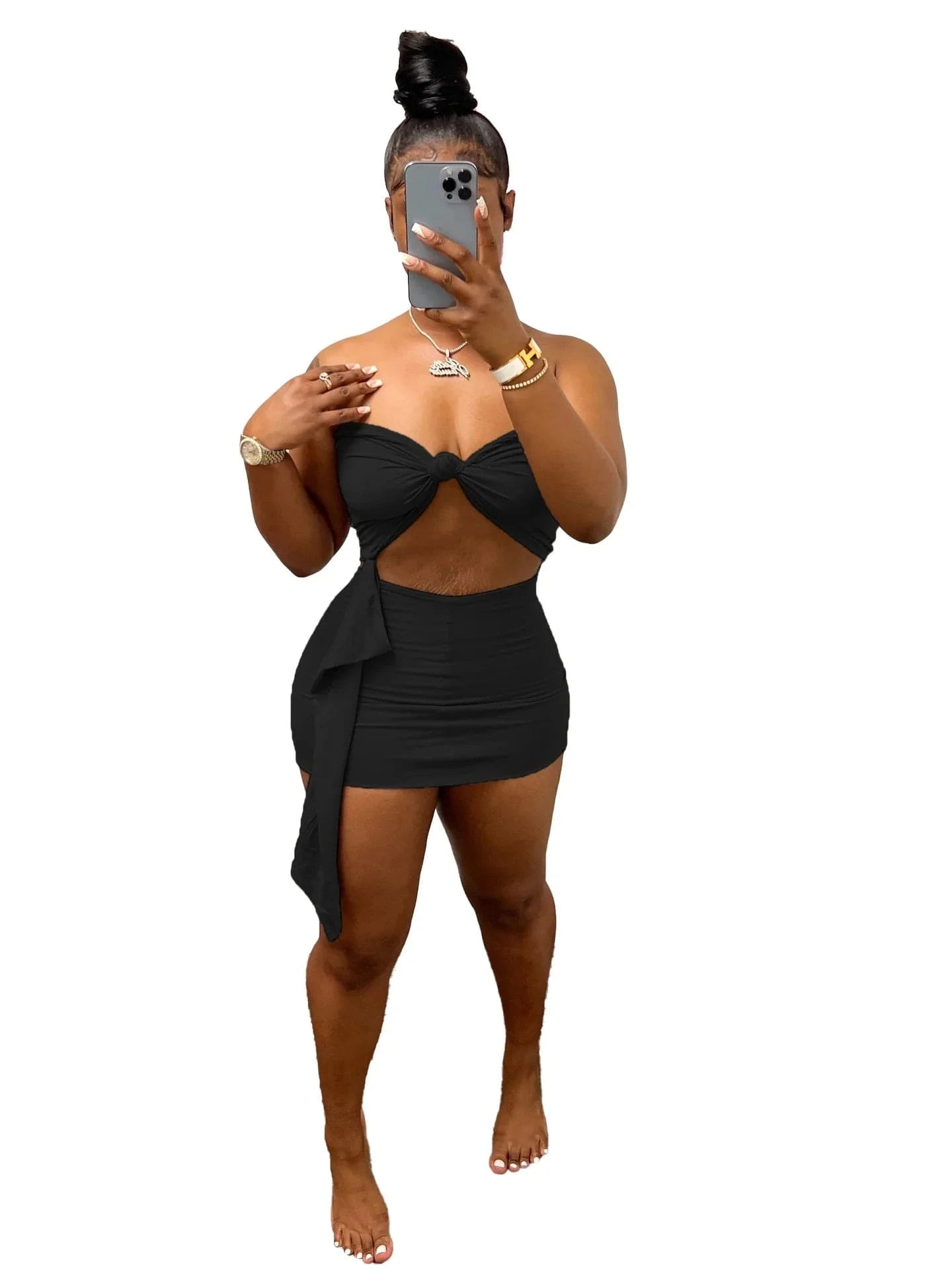 Tube Top Summer Short Set Hollow out Women Sets Solid Two piece Shorts Set Crop Top Women Summer Clothes