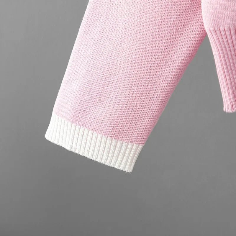 Two - Piece Knit Set + Embroidered O - Neck Knit Top With High - Waist Skirt + Casual Everyday Style - SN Wigs & More