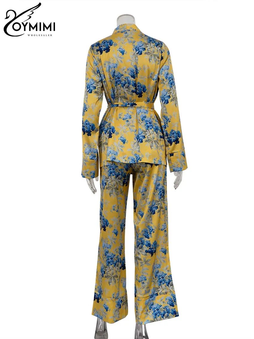 Two - Piece Satin Set With Lace - Up Top And Drawstring Pants - Casual - SN Wigs & More