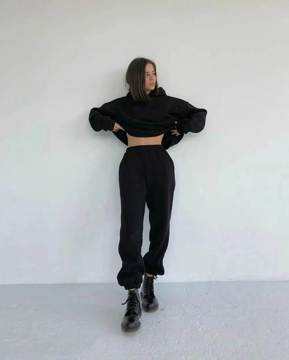 Two Pieces Sets Women Outfits Autumn Winter Long Sleeve Tracksuit Ladies Sportswear Top + Pants Jogging Suits Women's New 2024