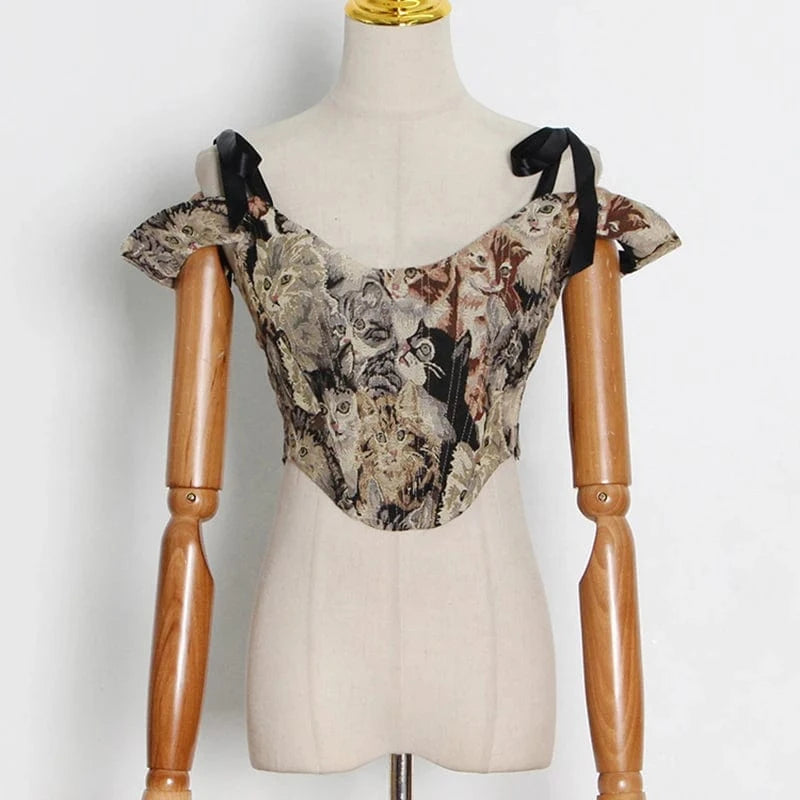 TWOTWINSTYLE 2024 Fashion Sleeveless Patchwork Embroidery Bandage Tops Women'S Vests