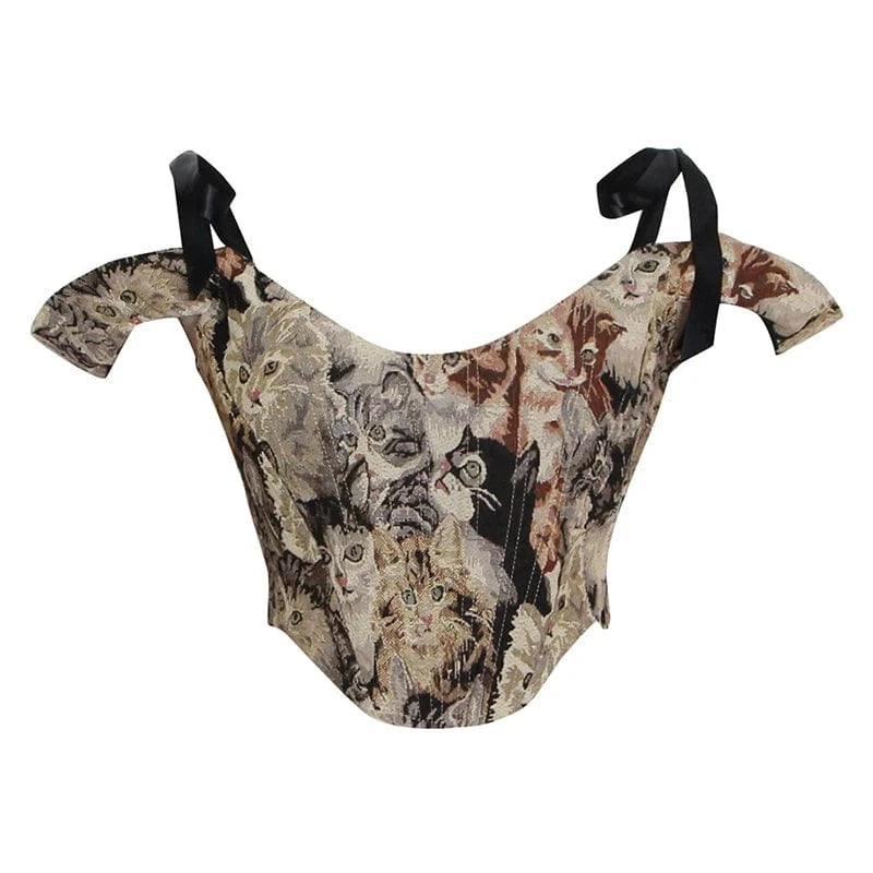 TWOTWINSTYLE 2024 Fashion Sleeveless Patchwork Embroidery Bandage Tops Women'S Vests