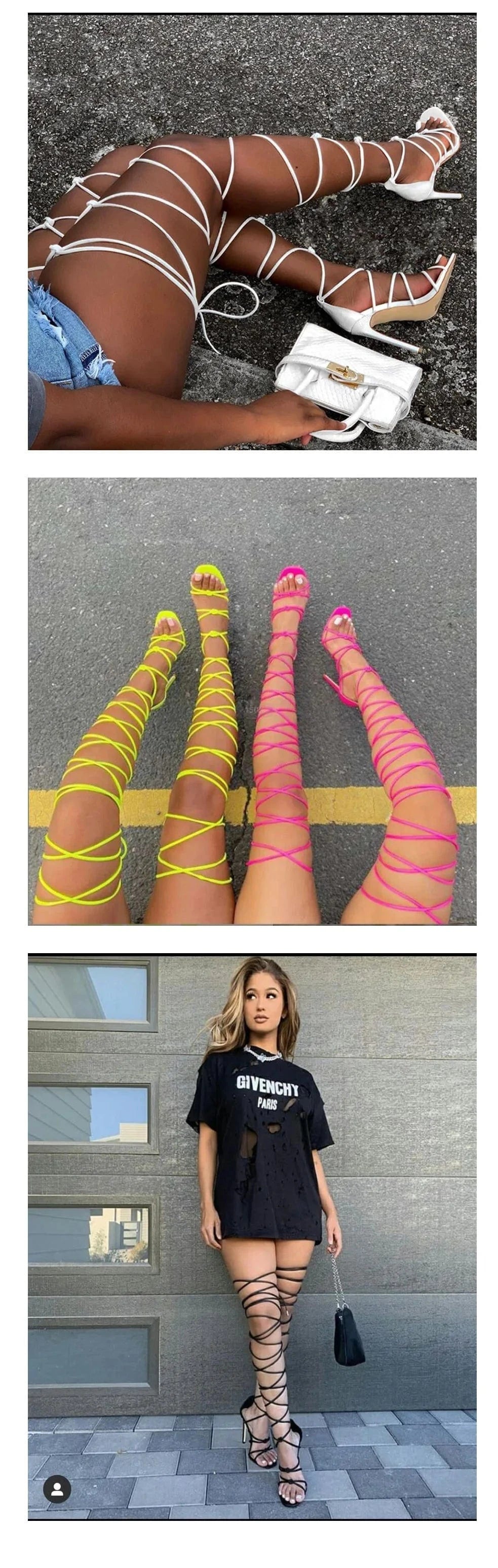 UBILILIA New Fashion Style Lace Up sandals Over Knee Stiletto high Heels for Women Shoes Sexy Ladies Roman High Heels Sandals