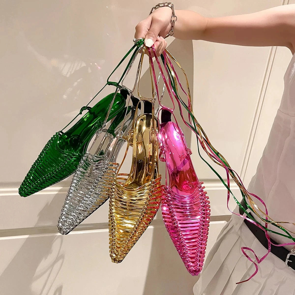 Ubililia Roman Style plait Lace Up Dress Sandals Women's Low Heels Knitting Cut braid Summer Custom weave strappy women Shoes