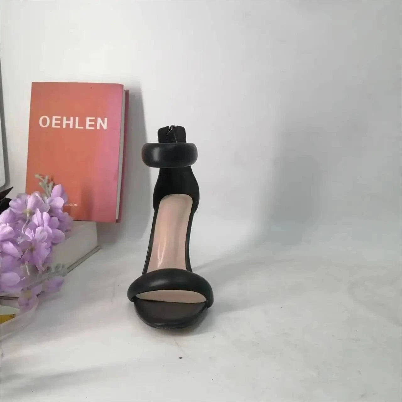 Ubililia Summer Ankle Strappy Thin Mujer Custom Design one strap High Quality Sandalias Pumps Elegant Women Heeled Sandals