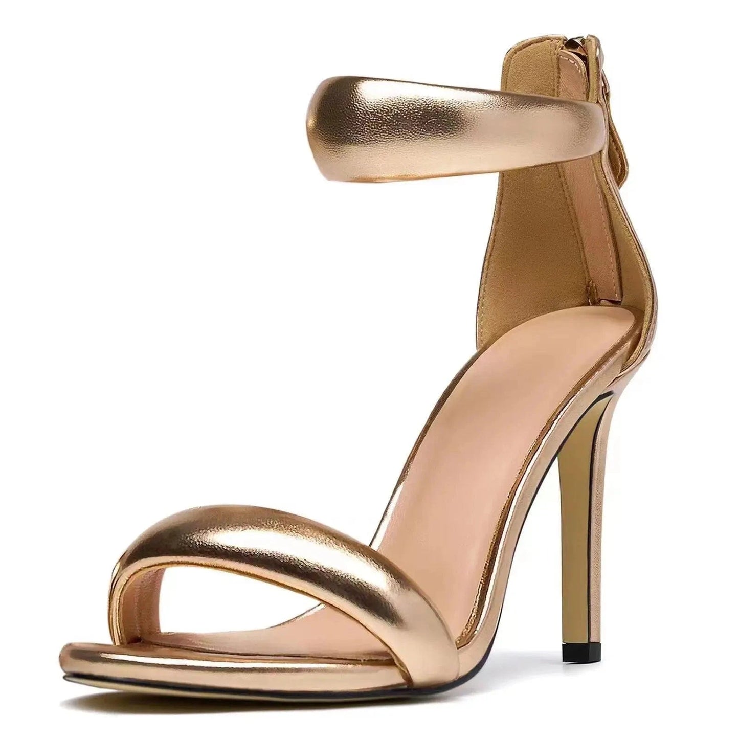 Ubililia Summer Ankle Strappy Thin Mujer Custom Design one strap High Quality Sandalias Pumps Elegant Women Heeled Sandals