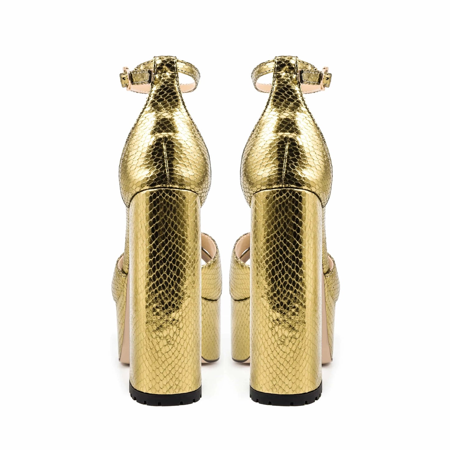 Ubililia Women Sandals Peep Toe Heels Party Shoes Female Large Size 14CM high Heels Fashion Summer Shoes platform heels sandals