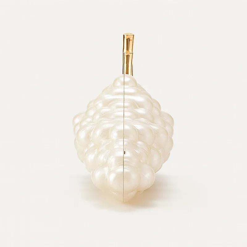 Unique Grape Shape Clutch Bag Evening Bag Luxury Creative Fruit Design Women's Crossbody Bag Elegant Cosmetics Storage Chain Bag - SN Wigs & More