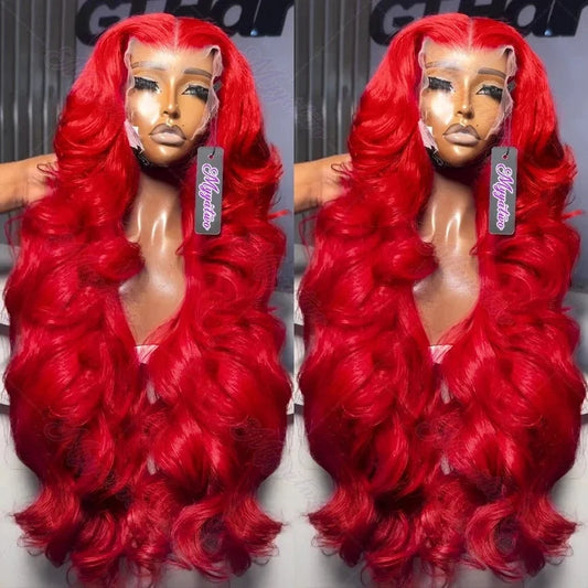 United States / 30inches / 180%|13x4 Hd Lace Wig 30 40 inch 99J Burgundy 13x6 Hd Lace Frontal Wigs Human Hair Wig Brazilian Red Colored Body Wave 13x4 Lace Front Wig For Women