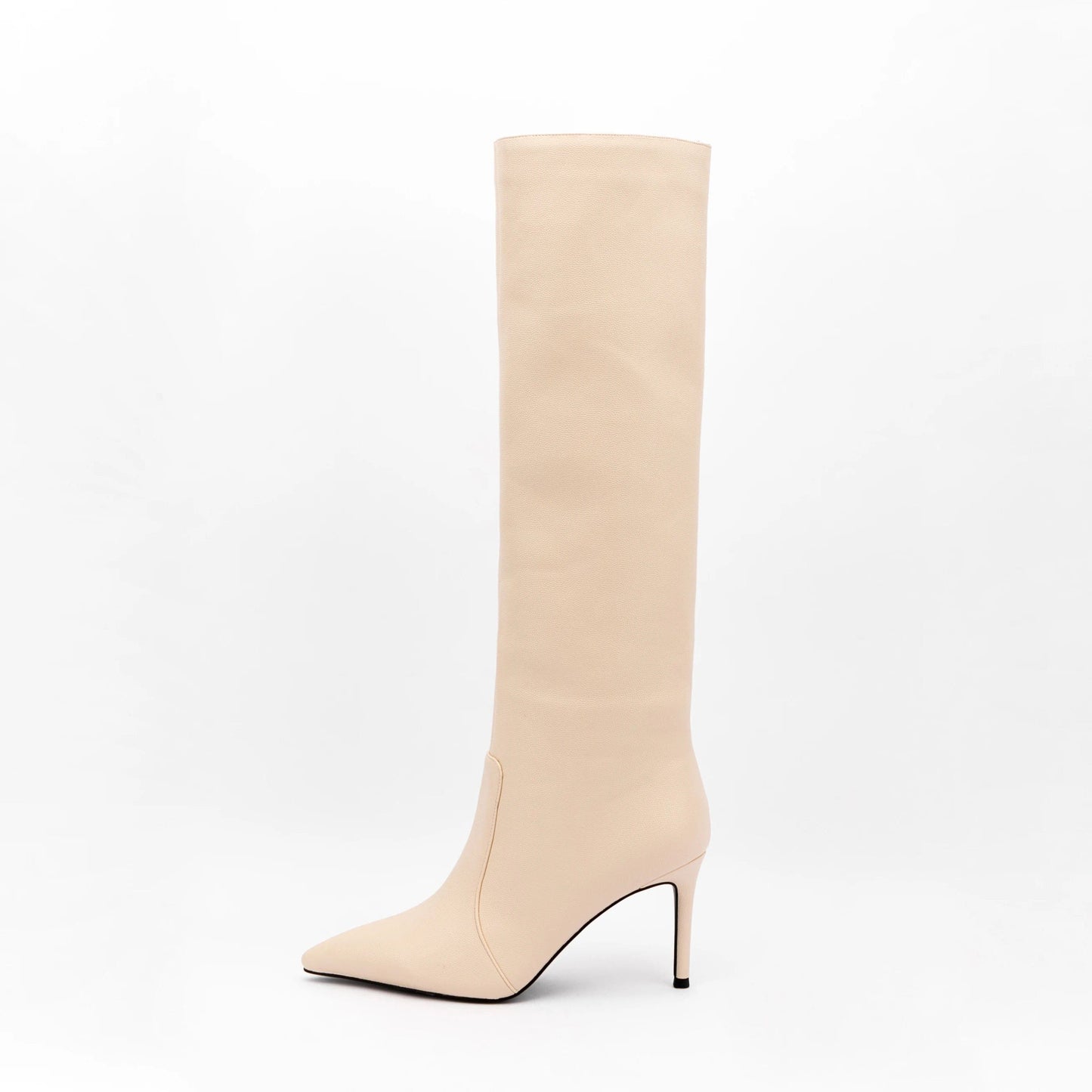 US9-9.5/Eur39 / Apricot New Women Shoes Stiletto Heels Over-the-knee Boots Litchi Skin Women's  Plus Size  High Thigh Boots