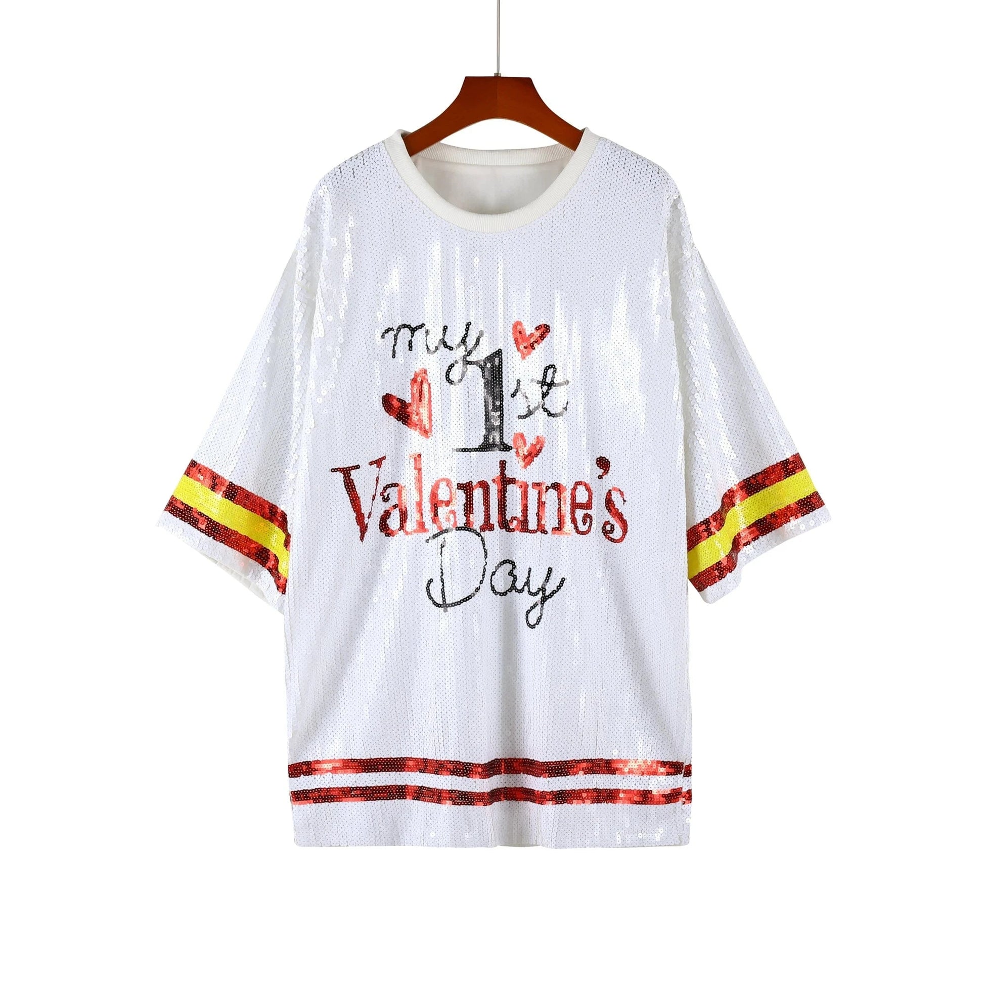 valentine's day gift ideas 2024 valentine's day party sequin shirt dress