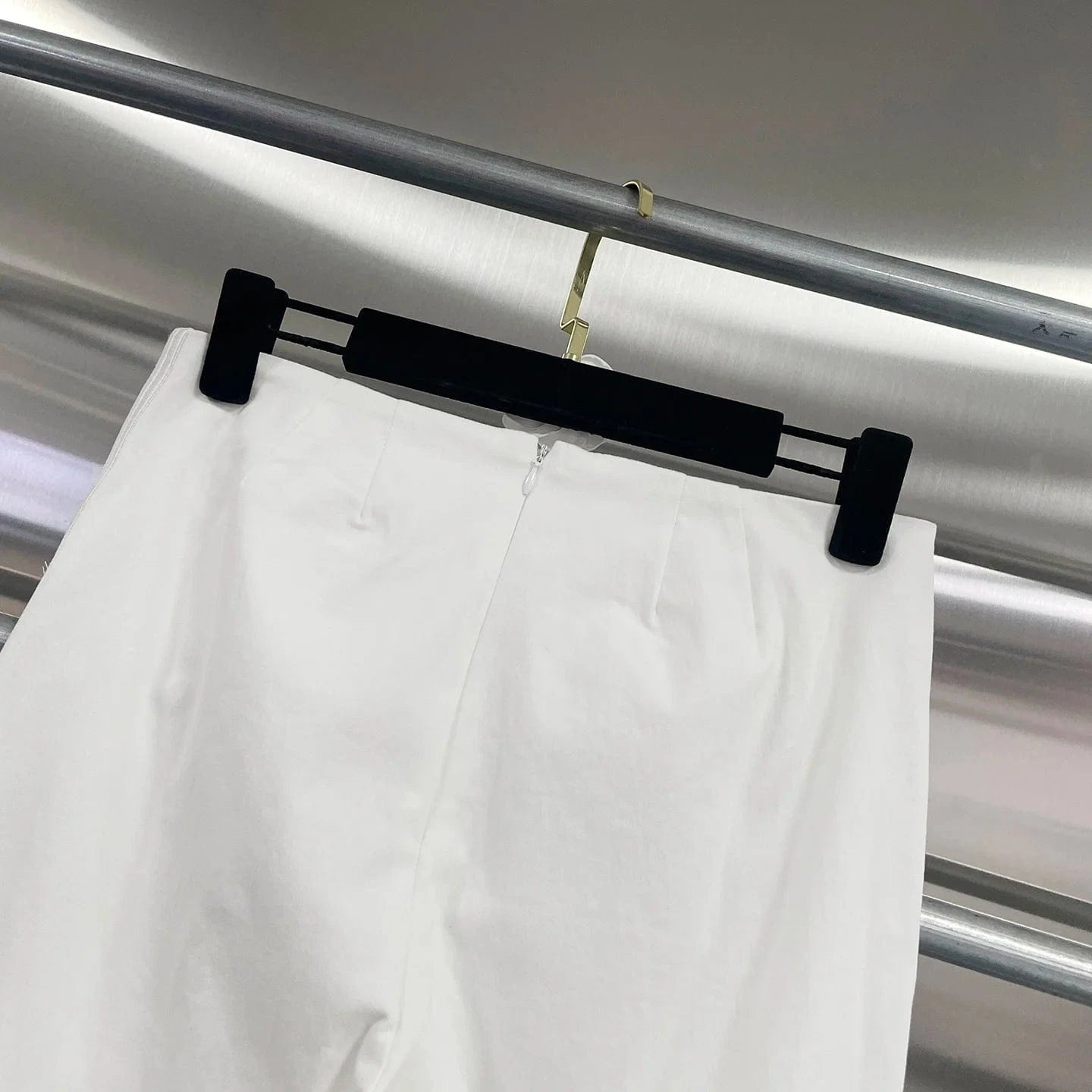 VGH Casual Two Piece Sets for Women O Neck Sleeveless Vest Hollow Out High Wasit Holiday Style Wide Leg Trousers Suit Female New