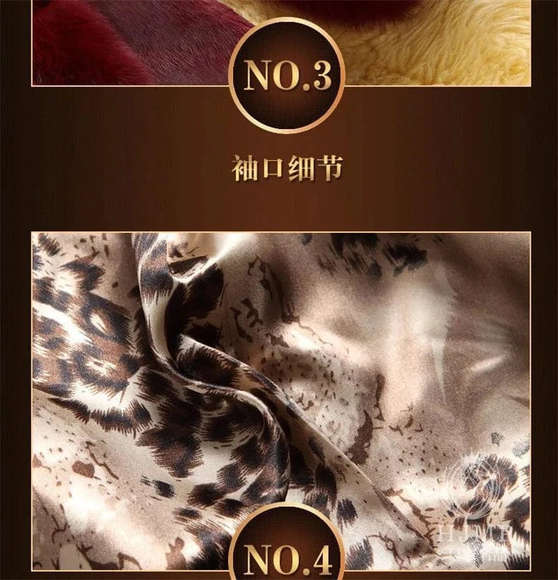 Vintage 2024 New Autumn Winter Female Mid-Long Fleece Overcoat Faux Fur Fox Fur Collar Mink Fur Coat Thicken Elegant 408