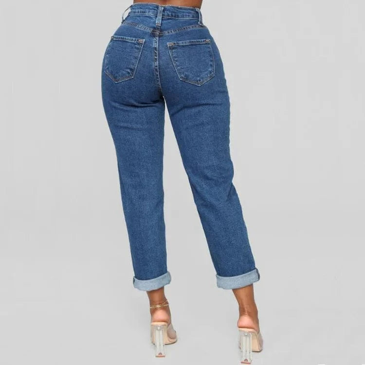 Vintage Blue Straight Cut Jeans