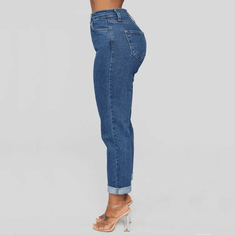 Vintage Blue Straight Cut Jeans