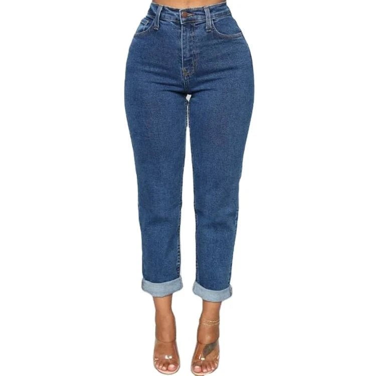 Vintage Blue Straight Cut Jeans