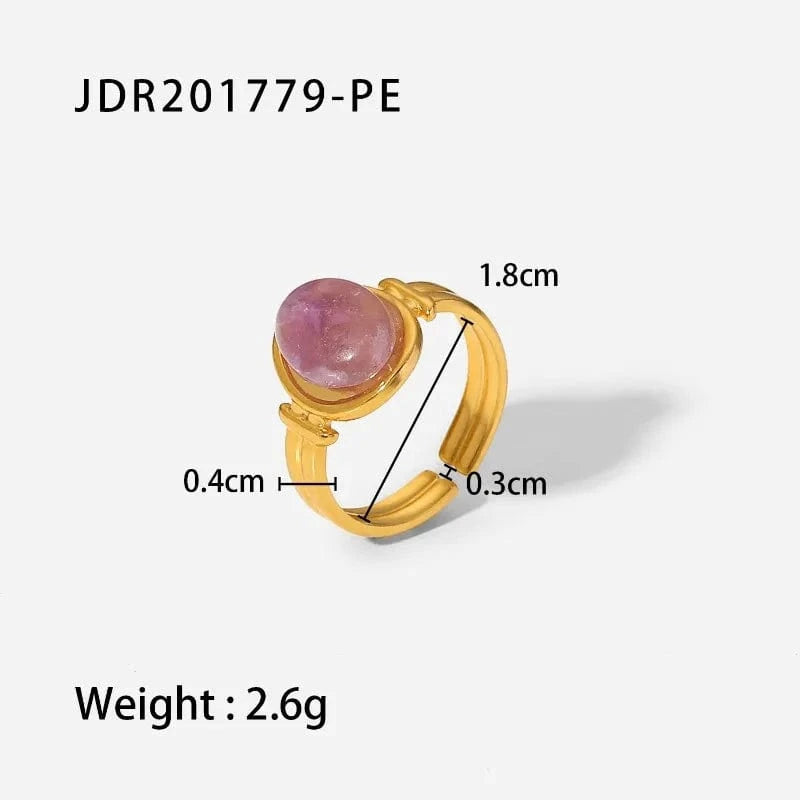 Vintage Individual Geometry Ring Temperament Stainless Steel Women Ring Fashion Rings Wholesale Jewelry