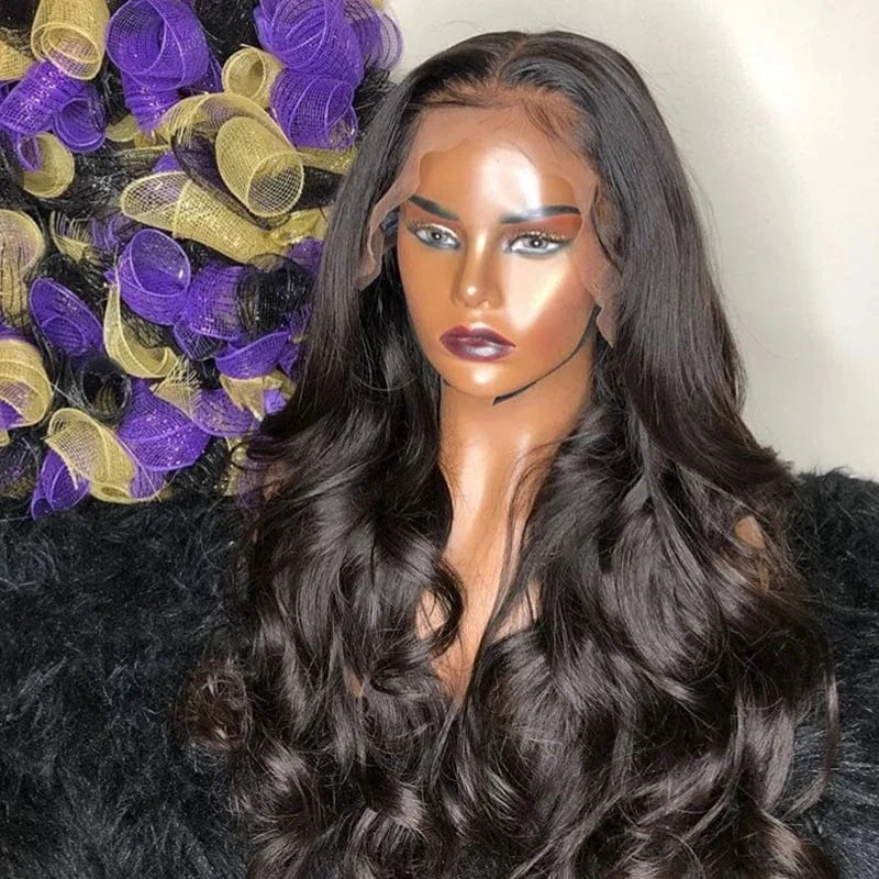 Virgin Cuticle Aligned Hair Human Hair Wigs Frontal Wigs for Black Cheap Pre-plucked Brazilian 13x6 HD Lace Women 1 Piece Long