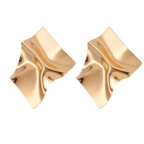 VKME Fashion Vintage Earrings For Women Big Geometric Statement Metal Drop Earrings Trendy Earings Jewelry Accessories