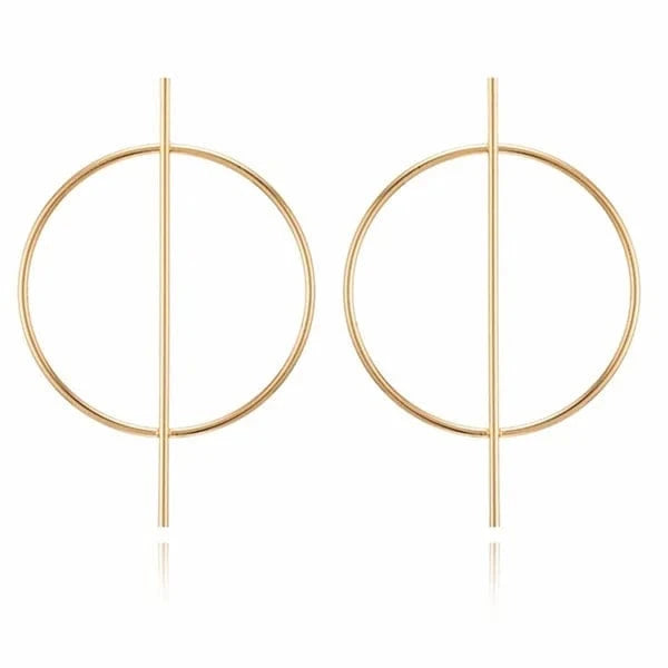VKME Fashion Vintage Earrings For Women Big Geometric Statement Metal Drop Earrings Trendy Earings Jewelry Accessories
