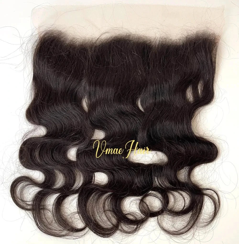 VMAE Cuticle Aligned Wholesale 13*4 Afro Kinky Curly Raw Vietnamese Human Hair Transparent HD Lace Frontal Natural 100 Human