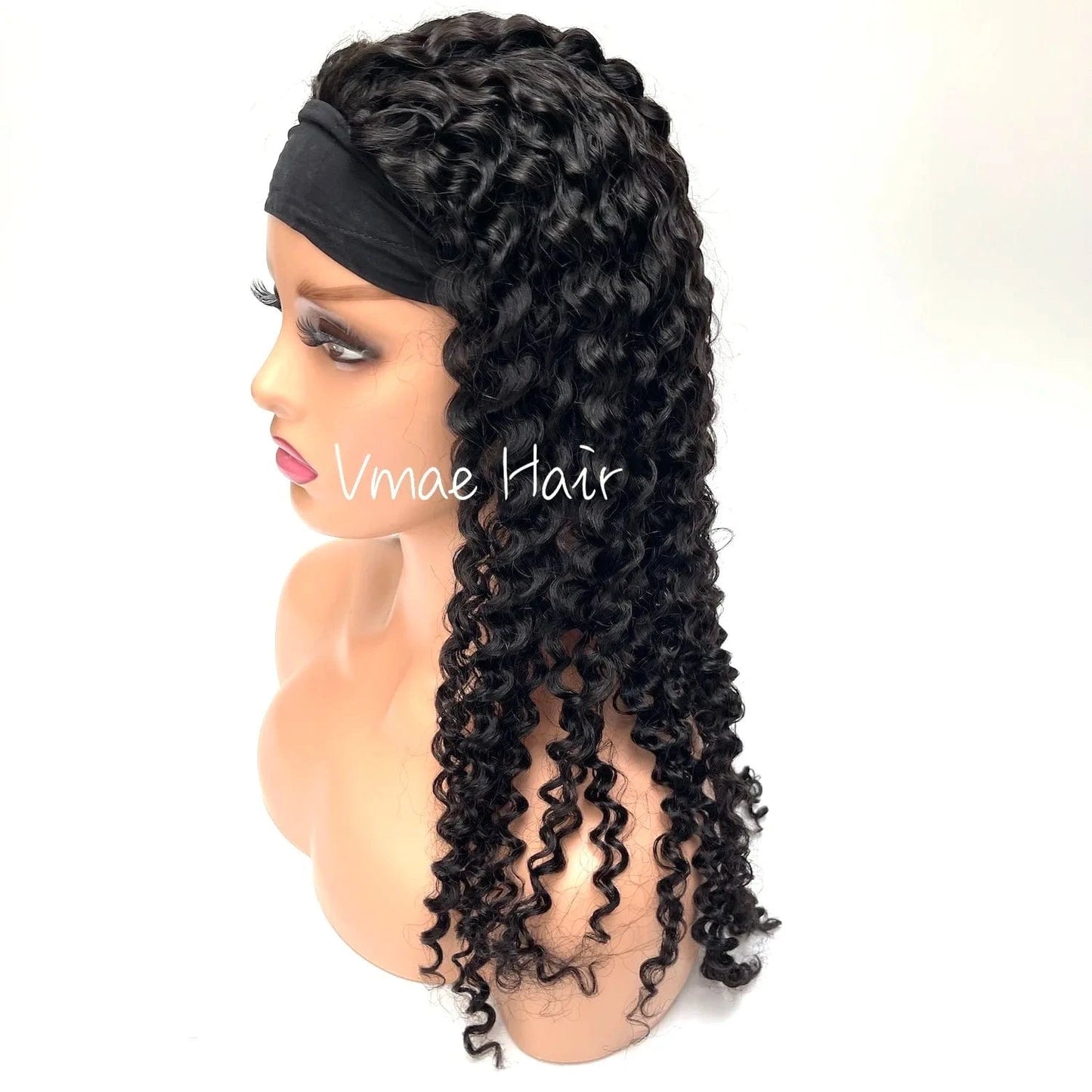 VMAE Cuticle Aligned Wig Vendors Vietnamese Raw Human Hair Afro Kinky Curly Headband Wigs Human Hair for Black Women